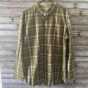 Carhartt Men's Relaxed Fit Long-Sleeved Button-Down Shirt Size L Tall Plaid NWT